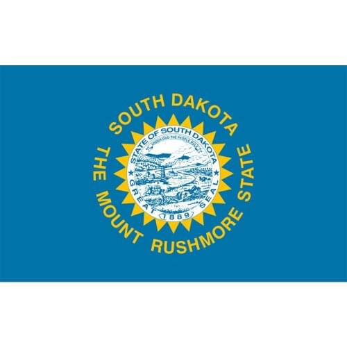 Yehoy hanging 90*150cm USA South Dakota Flag For Decoration