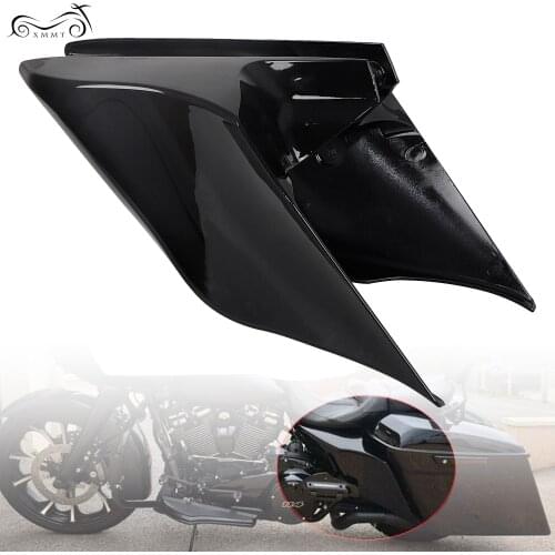 Stretched Extended Side Cover For Harley Touring FLHT FLHR Street Road Glide FLHTK FLHTP FLHTC Electra Glide