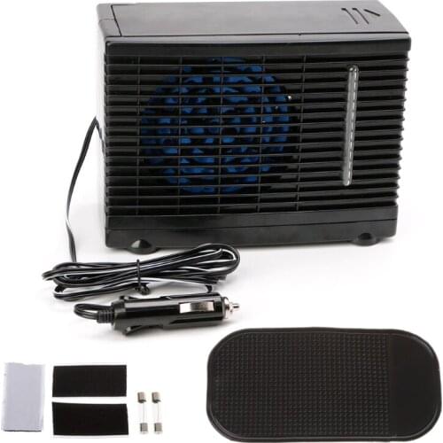 Adjustable 12V Car Air Conditioner Cooler Cooling Fan Water Ice Evaporative Dropship