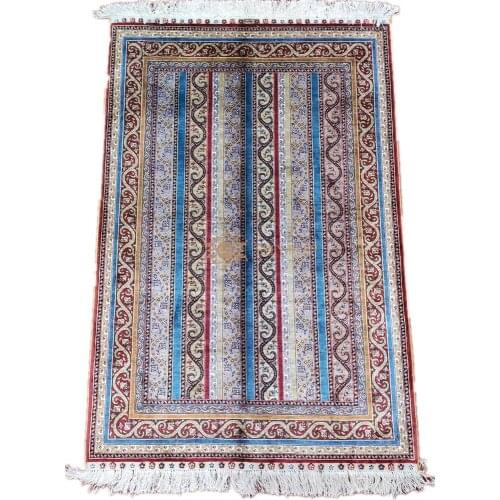 Seeykeep™ 3x5ft Rectangle Pure Silk Handknotted Turkey Traditional Pattern Rug-SK3036164