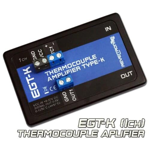 EGT-K Thermocouple Amplifier K-Type 0-1250°C analog output 0-5V AD8495 for Arduino