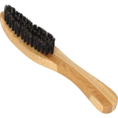 Beard Brush Strong Toughness Beard Styling Brush for Beard and Mustache for Straightens and Promotes Beard Growth