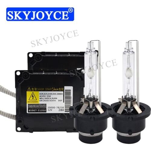 SKYJOYCE 35W 55W Original D2S D4S HID Kit OEM 85967-51050 HID Ballast D4S/R D2R D2S 4300K 6000K 8000K HID Bulb For Toyota Lexus