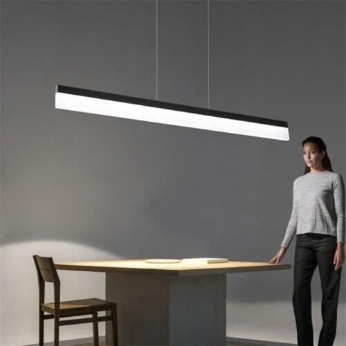 Modern Pendant Light for Office Living Room Kitchen Hanging Lamp Minimalist Design Luminaire Suspended Dining Room Pendant Lamps