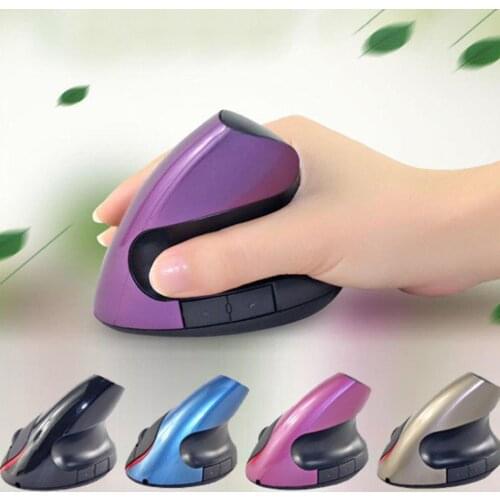 Universal 1600DPI USB2.0 5 Buttons Standing Wired Mouse Accessory Mouse Ergonomic Rechargeable Vertical Mice For Computer