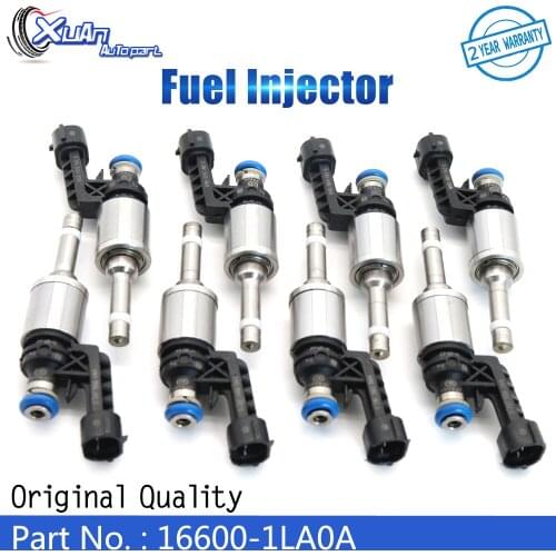 XUAN 8pcs Car Fuel Injectors Nozzle 16600-1LA0A For Infiniti QX56 M56 5.6L 2011 2012 2013 166001LA0A