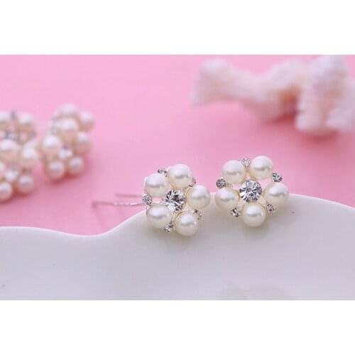 Version bridal pearl hairpin bridal pearl hair ornament white wedding bridal handmade head