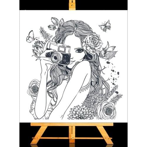 ZhuoAng Sexy Girls Clear Stamps/Card Making Holiday decorations For scrapbooking Transparent stamps 13*13cm
