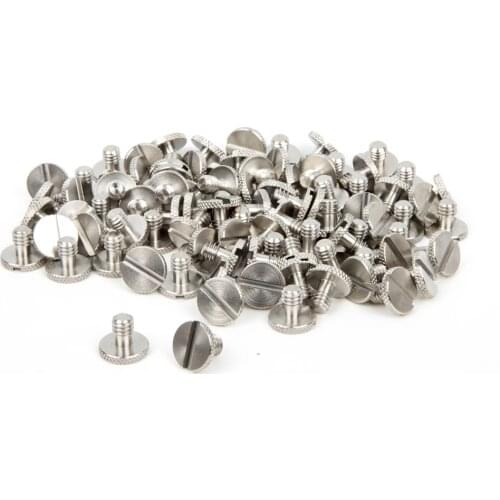 100pcs 1/4" Camera Screw fr Sachtler Quick Release Strap Leather Case Rig Cage Gimbal Tripod Slider QR Fluid Head Plate Mount