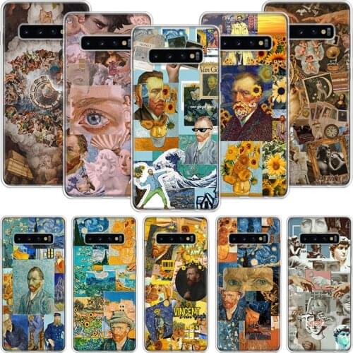 Graffiti Oil Painting Art Van Gogh Phone Case For Samsung Galaxy A51 A71 A70 A50 A40 A30 A20E A10 A01 A21 A41 A20S A6 A7 A8 A9 C