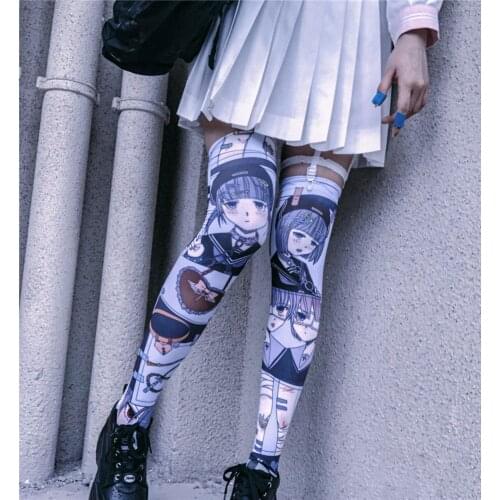 Lost Girl Womens Lolita Over-knee Stockings Velvet Thigh High Long Stockings Cosplay Good Qaulity Anime