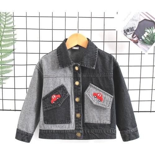 IENENS Boys Denim Coat Clothes Children Girl Causal Jackets Baby Boy Classic Jeans Coats Tops Clothing Kids Outwear