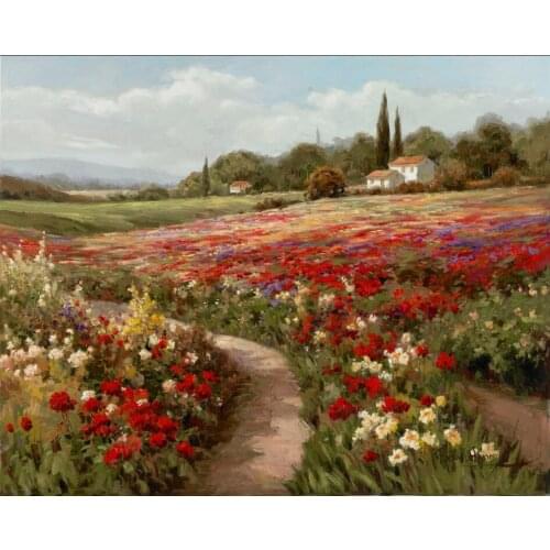 Claude Monet Poplars Poppy fields Impressionist Landscape Oil Painting on Canvas Posters and Prints Wall Picture for Living Room