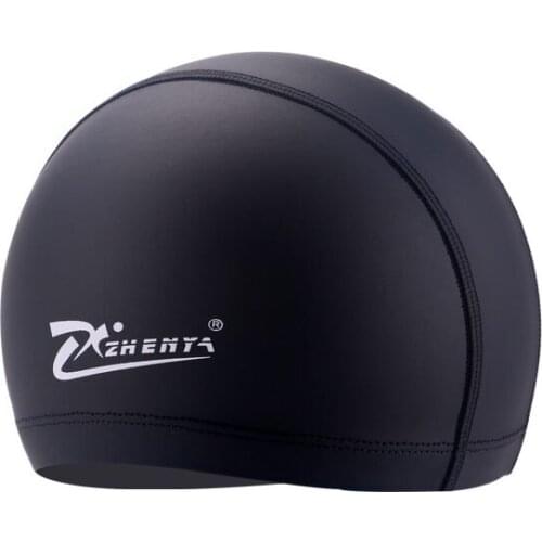 Swimming Caps Men and Women Long Hair PU Cloth Waterproof Boy Girl Children Sun Swimming Pool Hats Accessories Adult Swimwear