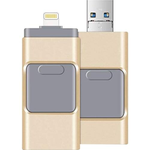 3in1 Otg Usb Flash Drive 8gb 16gb 32gb 64gb 128gb 256gb For Iphone Ipad Tablet phone lightning android Pen Drive Usb Stick