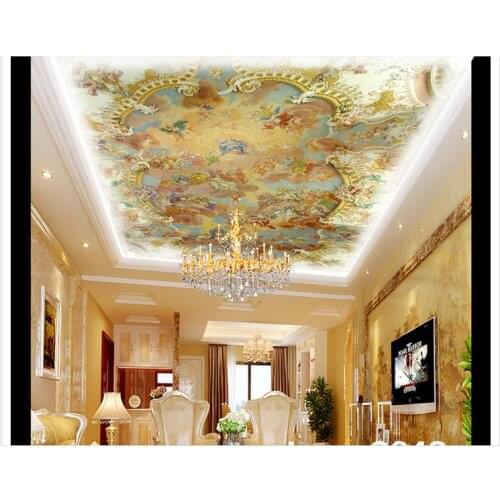 Custom photo wallpapers 3d mural wallpaper Frescoes on the ceiling of Europe type style wallpaper beauty wall papers home decor