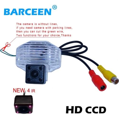 Wire ccd hd camera glsaa lens material plastic shell car rear view camera for Toyota Corolla