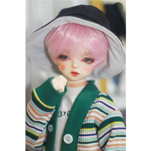 BJD doll wig 6\4\3 min uncle SD doll male baby daily wear short hair - too hair - brown doll accessories