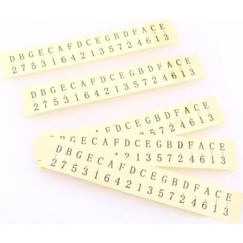 Kalimba Thumb Piano Note Sticker for Beginner Musical Performance