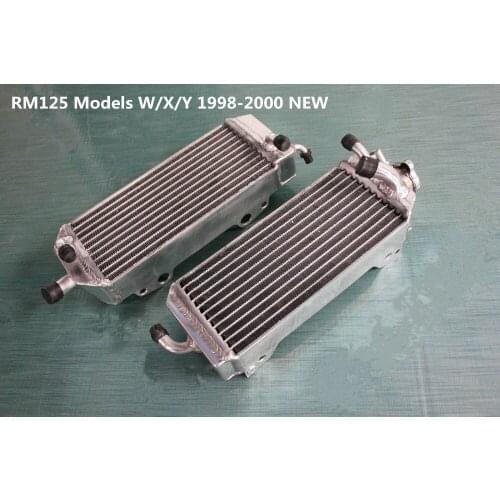 High performance 40mm L&R aluminum alloy radiator for Suzuki RM125 MODEL W/X/Y 2-stroke 1998 1999 2000