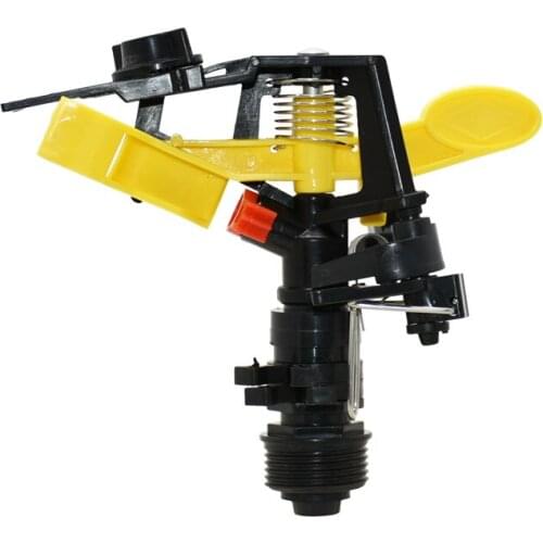 Male 1/2 3/4 " Rocker sprinkler Garden rotating sprinkler water nozzles Adjustable angle 360 degree Irrigation watering 15PCS