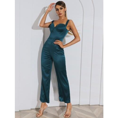 2021 Fashion New Design Custom Women One Piece Jumpsuit With Long Pants