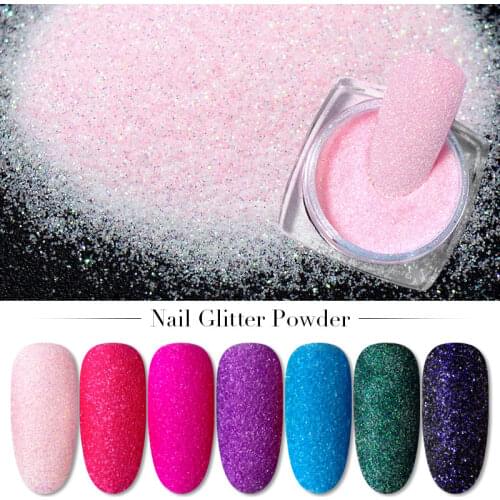 2g Glitter for Nails Holographic Dip Powder Mirror Polishing Chrome Pigments Nail Art Decorations Laser Dazzling Dust