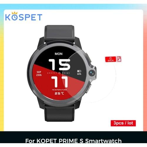 Original 3pcs= lot Protective Film For KOSPET PRIME S Smart Watch Men Smartwatch Screen Protector Cover Protection Not Glass