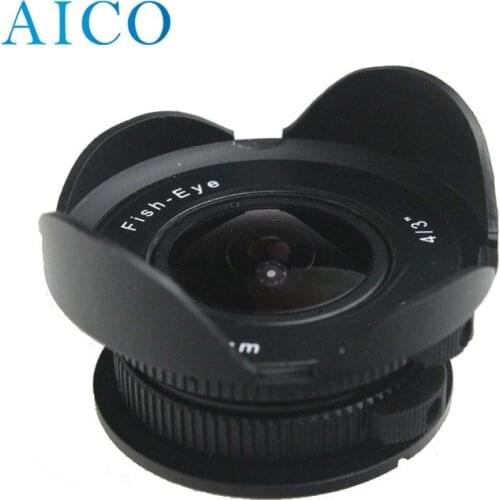 8mm F3.8 180 degree M43 or C mount APSC mirrorless camera fisheye lens