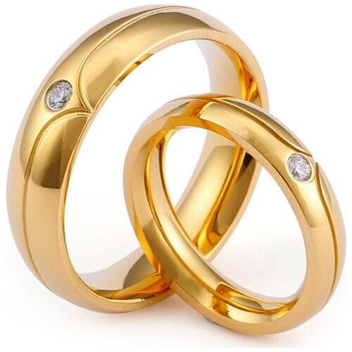 Accessories New Products Japanese-Korean style simple fashion couple ring Unisex