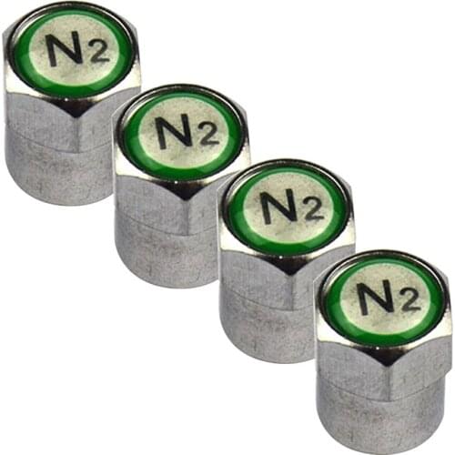 Car Dust Cap Durable Auto Valve Stem Caps Convenient N2 Nitrogen Tire Insert Cover