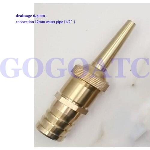 Car wash flushing high pressure copper gun head direct spray nozzle