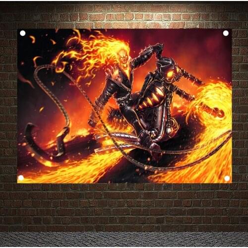 Large Size Rock Band Banners & Flags Tapestry Wall Art Metal Music Cloth Poster Bedroom Dormitory Decoration Hanging Painting 3