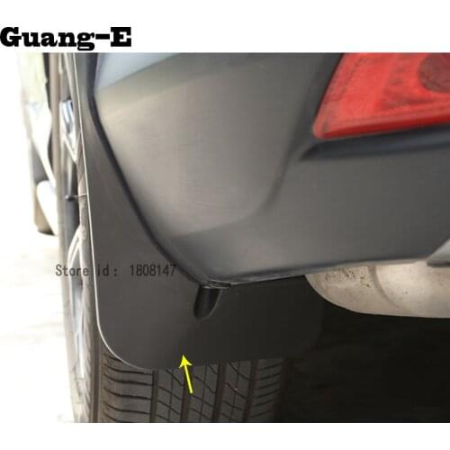 For Honda CRV CR-V 2017 2018 2019 2020 Car Stick Body Fender Soft Mudguard Protection Flap Splash Mud Guard Frame Moulding 4pcs