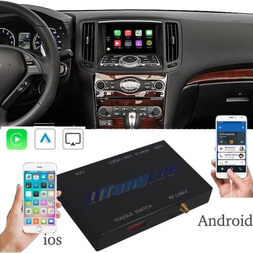 Car Camera Carplay Decoder Adapter For Infiniti Q60 2013~2021 Mirror Link Display Android Auto Play 360 BirdView