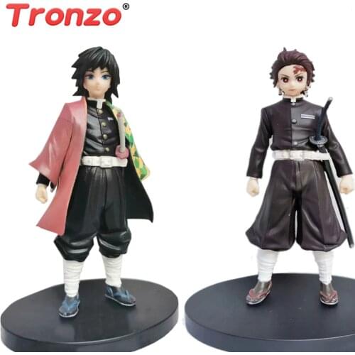Tronzo Action Figure Demon Slayer Kimetsu no Yaiba Kamado Tanjirou Tomioka Giyuu PVC Figurine Model Doll Collectible Figure Toys