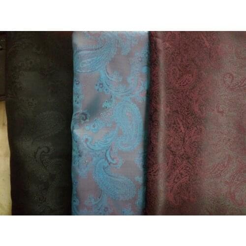 Pretty Jacquard Lining 3 Colors Traditional Lucky Ruyi Pattern Polyester Lining Fabric 50x140cm