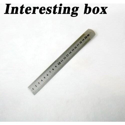 Stainless steel ruler Ruler Ruler 20 cm 8 inch ruler Measuring tool