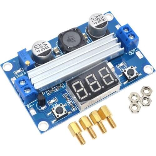 LTC1871 DC DC Step Up Booster Converter 3-35VDC to 3.5-35VDC + LED Voltmeter DC-DC Step Up Module Power Supply Voltage Regulator