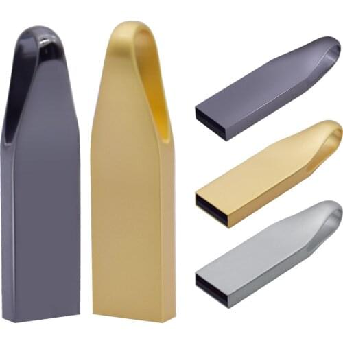 Wholesale Usb Flash Drive Metal Pen Drives Pendrive 4GB 8GB 16GB 32GB 64GB USB 2.0 flash memory stick U Disk photography gifts