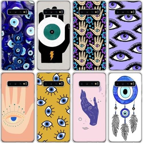 Evil eye Fashion new Phone Case For Samsung Galaxy A51 A71 A50 A70 A90 A10S A20S A20E A21 A30 A40 A41 A01 M30S A6 A7 A8 A9 A10Pl
