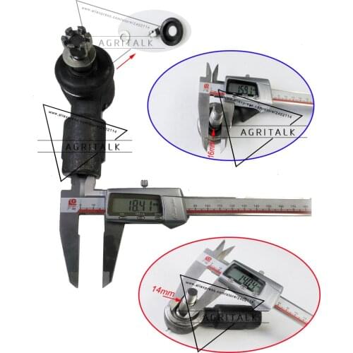 The hydraulic steering cylinder joint for Jinma JM184 - JM284, part number: 184.31.035