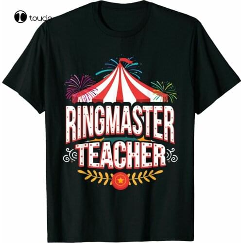 New Ringmaster Teacher Circus Carnival Back To School T-Shirt Tee Gift 2021 Cotton Tee Shirt Unisex