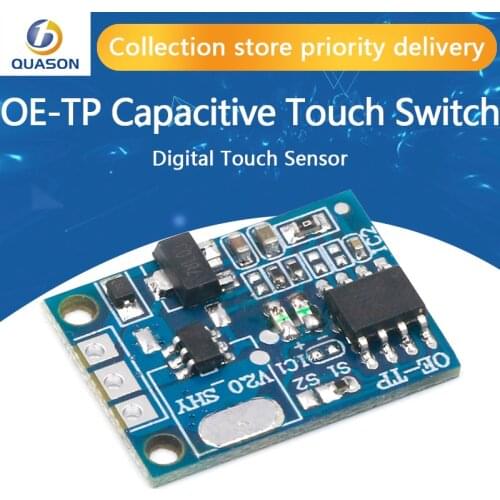 OE-TP capacitive touch button light touch switch module digital touch sensor LED no pole dimming 10A DC 5-12V
