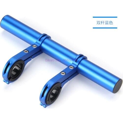 By DHL 100pcs Bicycle Handlebar Extended Bracket Bike Headlight Mount Bar Lantern Lamp Support Rack Alloy Fiber Stand