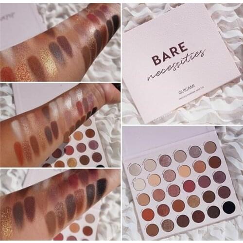 GUICAMI Genuine 30-color Eyeshadow Palette 30-color Eyeshadow Palette Glitter Pearl Eye Shadow Natural Easy To Color