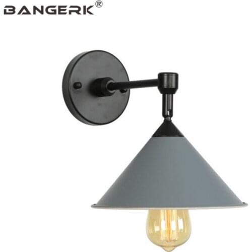 Simple Single Head Color Iron LED Wall Lamp Nordic Design Modern Sconce Wall Light Bedside Loft Home Decor Lighting Fixtures