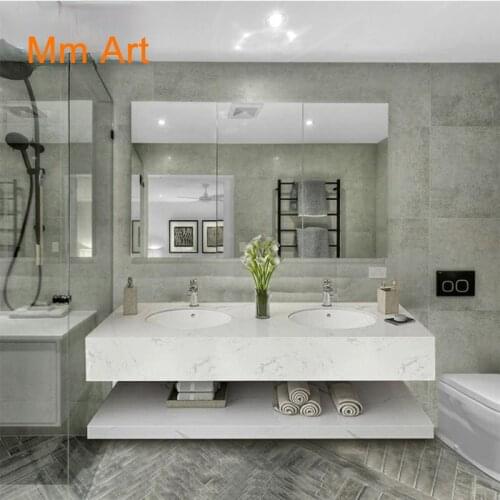 Modern luxury customized hotel home full set bathroom cabinet