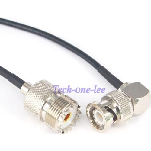 UHF SO239 Female to BNC Male WIFI Antenna Extension Cable Coaxial 20cm