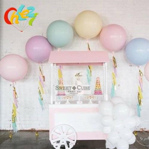 10pcs/lot 36 inch candy color Big Macaron balloon creative birthday party decoration Wedding garden party supplies balloons